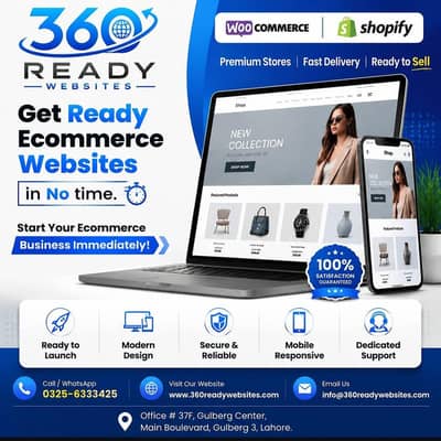 Ready E-commerce websites special offer