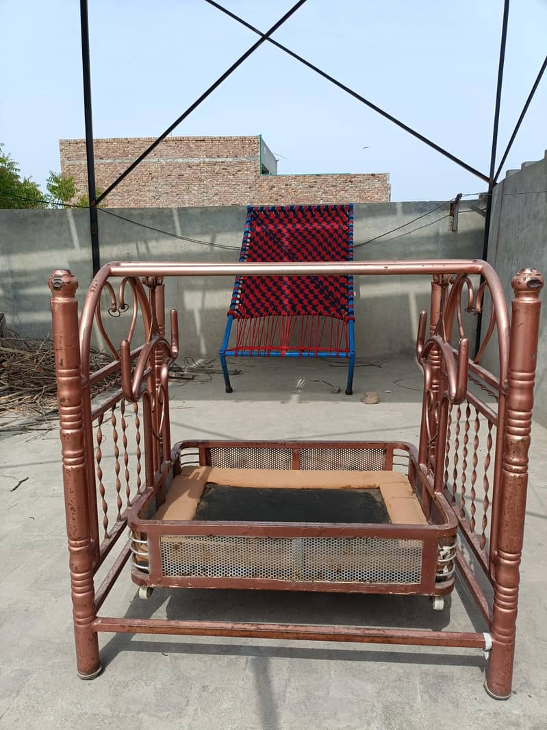 مضبوط لوہے کا جھولا بیڈ – Swing Bed 0