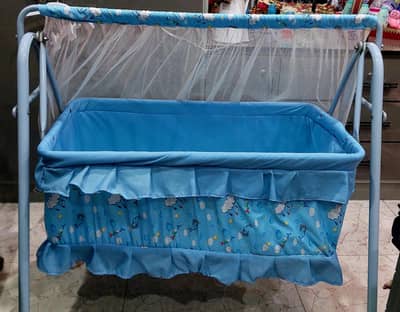 Baby Jhoola / Cradle with Mosquito Net – Excellent Condition