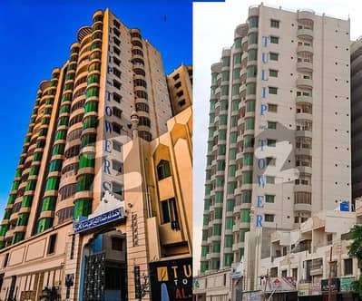 IN TULIP TOWER, A ZERO METER 3500 SQUARE FEET FLAT IS AVAILABLE FOR SALE IN TULIP TOWER, IN SCHEME 33 KARACHI
