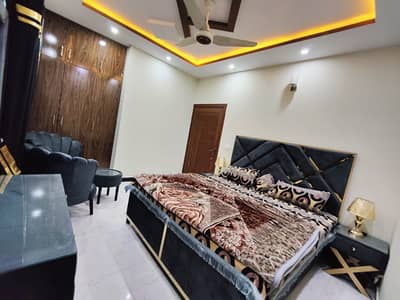 Fully furnished 5 Marla house available for rent in Ali block phase 8 bahria town Rawalpindi