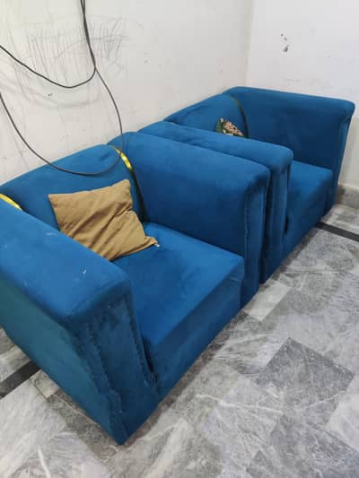 Royal Blue Luxury Sofa Set | Premium & Elegant Design