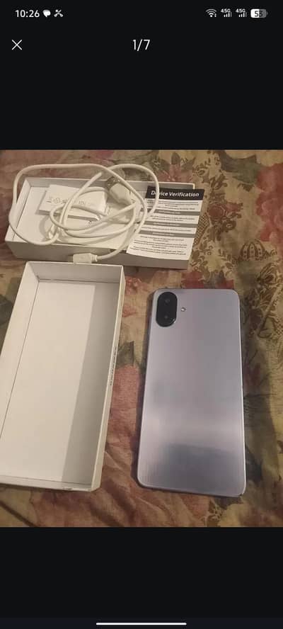 Samsung Mobile A07 5G Light Violet Clr With Warranty