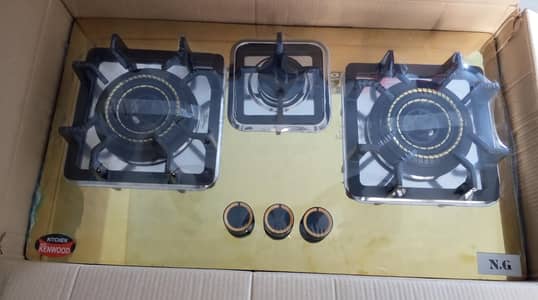 Stainless steel heavy Gage imported Gas Hob