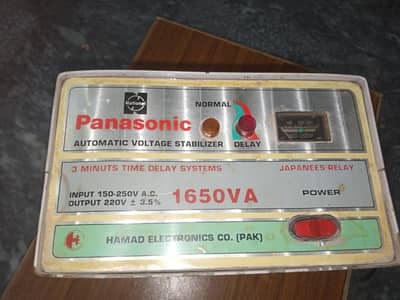 Panasonic Automatic Voltage Stabilizer  1650VA - 3 Min Delay