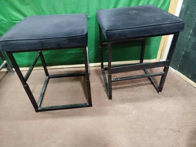 Two stools and one table