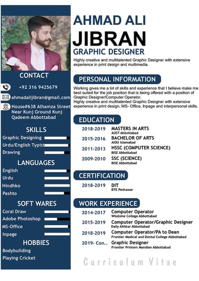 Graphic Designer / Computer Operator