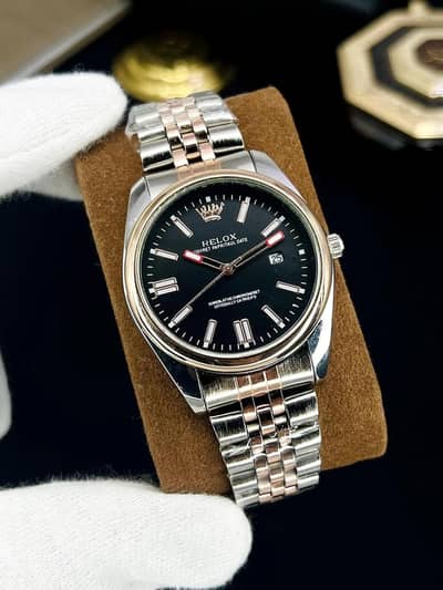 ⌚ Men’s Stylish Chain Strap Analogue Watch