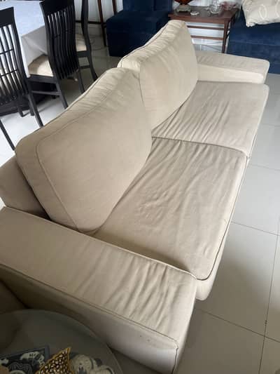 IKEA 3 seater sofa imported from Malaysia with original fabric