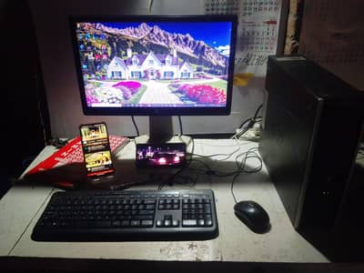 Desktop PC Complete Set | 32GB RAM | 500GB HDD | HP LED Monitor