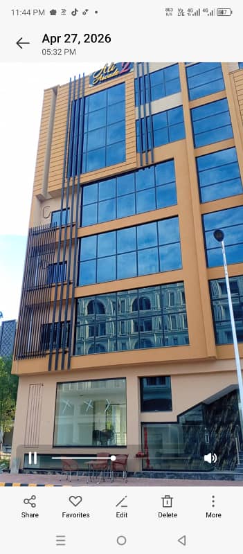 13 Marla commercial plza for rent paradise commercial phase 4 bahria town Rawalpindi