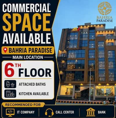 13 Marla commercial plza for rent paradise commercial phase 4 bahria town Rawalpindi