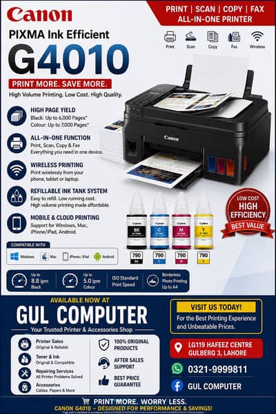 Canon G4010 printer