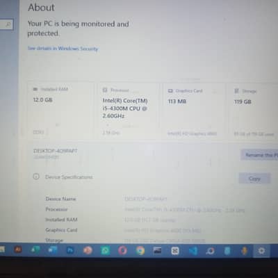 Lenovo Thinkpad laptop 12gb ram 128 gb SSD