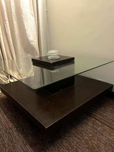TWO WOODEN TABLES FOR SALE