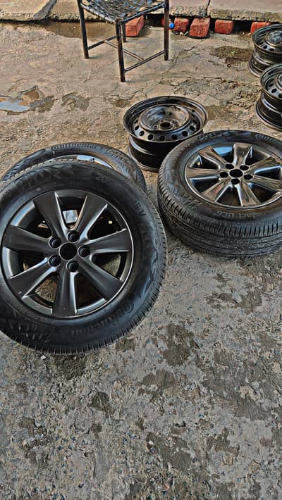 Continental tyres with altis rims