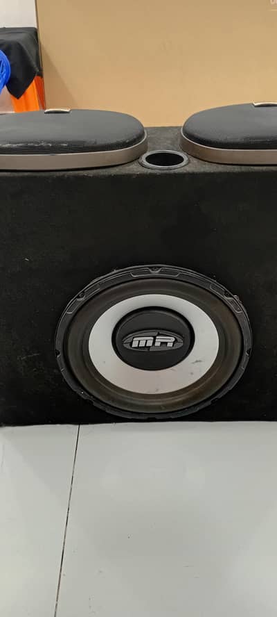 speaker woofer amplifier box cable available