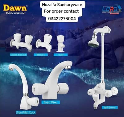 Dawn Plastic PVC/ABS Fiber Complete Bathroom Fitting Set - Premium