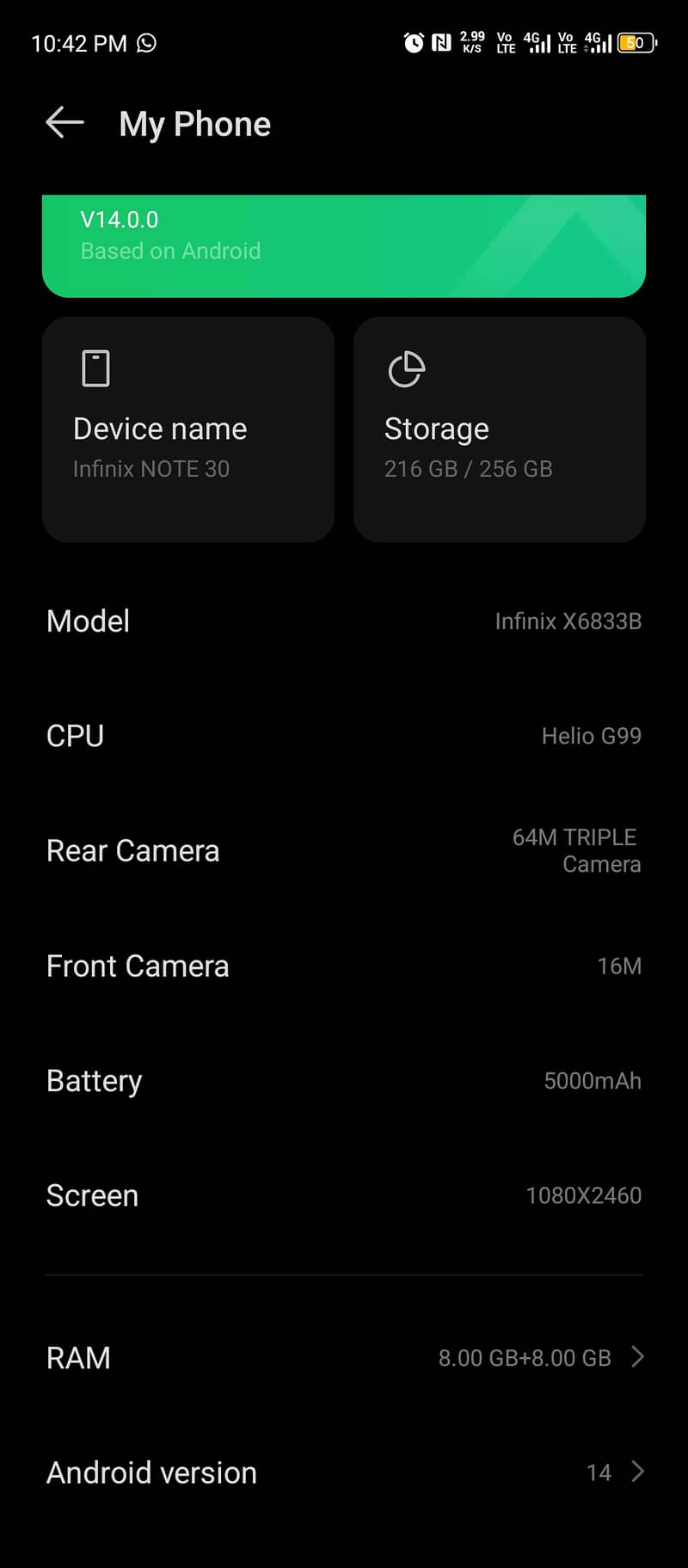 Infinix Note 30 6