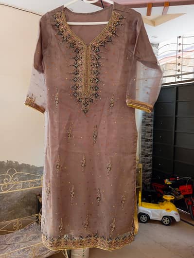 Hand  made  embroidered dress