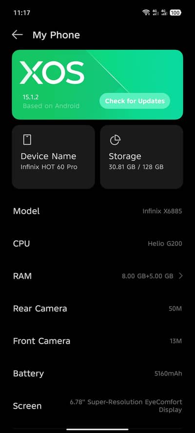 Infinix Hot 60 pro