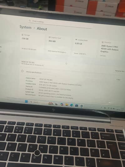 HP EliteBook 845 G7 – Ryzen 5 PRO | 8GB RAM | 256GB SSD