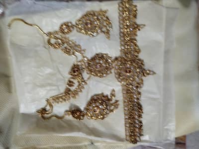 bridal artificial jewellery set in good condition