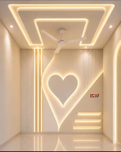 False Ceiling Services, Gypsum Partition, Glass Partition Services