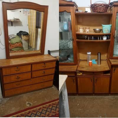 Wooden Divider +  Dressing Table urgent sale