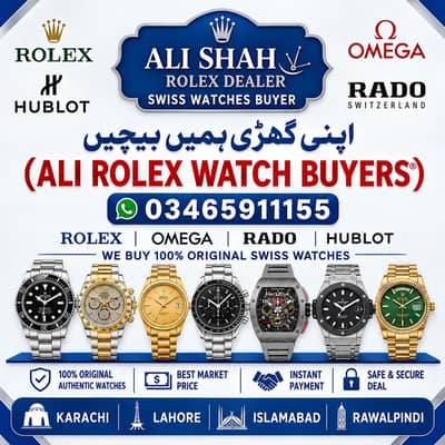 WATCH BUYER / Rolex Submariner Cartier Panthere Graham Rado Jubile IW
