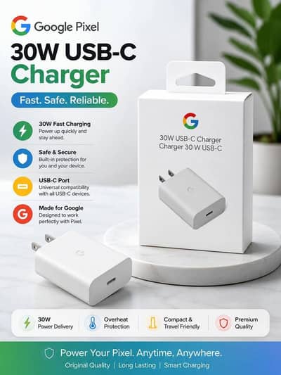 google Pixel original charger with original cable
