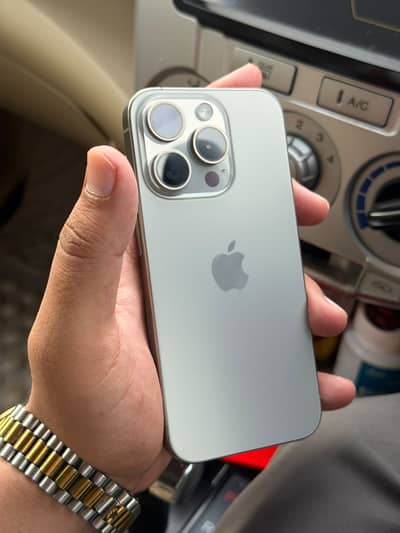 iPhone 15 Pro 128GB Non-PTA JV | Natural Titanium | 98% Battery