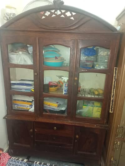 Showcase wooden available for sale