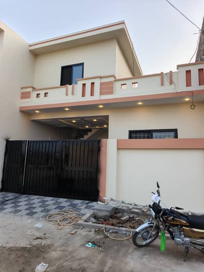 Hussain garden Rafi qamar road new brand luxury 5 marly single story house for sale