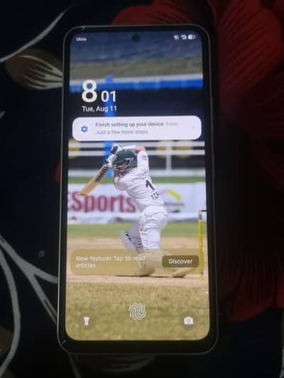 Itel S25 complete box, 6,128gb 10/10, led display  sceen fingerprint,