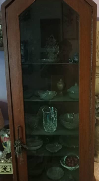 Solid Wooden Glass Display Cabinet