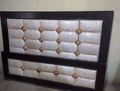 Double bed an sofa set 5 seater