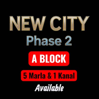 New City Phase 2 Wah A Block Major & Starting Street Gas sector Plots Available For Sale