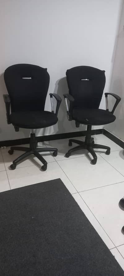 Comfortable Rolling Office Chairs – Set of 2 – Islamabad