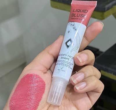 Natural Color Long-Lasting Liquid Blush Tube (15ml)