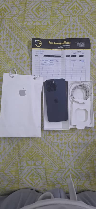 iPhone 15 Pro Max 256 GB Non PTA (JV)
