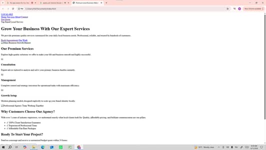 50% OFF- Ready-made HTML Website for Sale.