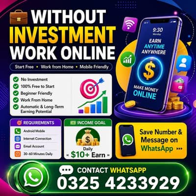 Online job easy to earn money free online job available
