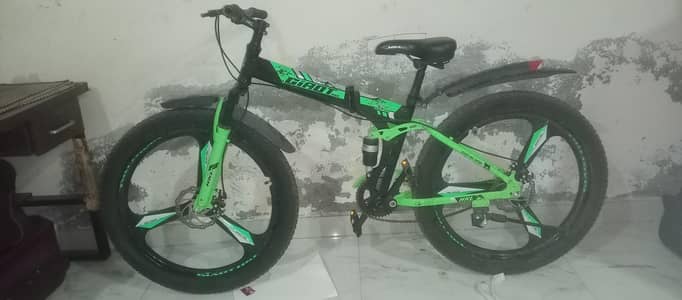 GIAOT 26 Inch Fat Tyre Folding Bicycle | Disc Brakes | Mountain Bike