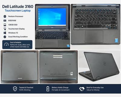 Dell Touchscreen Laptop | 8GB RAM | 128GB SSD | Pentium