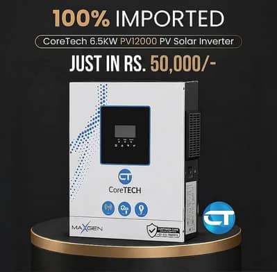 CoreTECH MaxGEN PV12000 6.5KW On Grid Solar Inverter