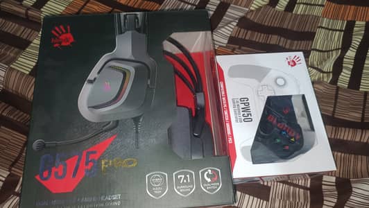 Bloody G575 Pro Gaming Headset and Gaming Wireless Controller