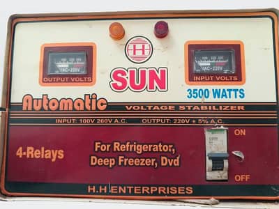 stabilizer for refrigerator to control high voltage and low voltage
