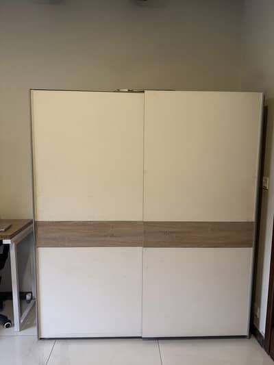 Interwood sliding wardrobe closet almirah