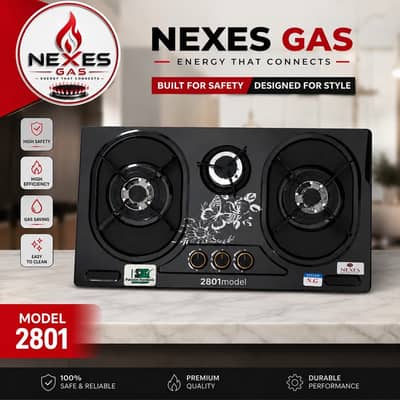 Heavy three burners and brand new